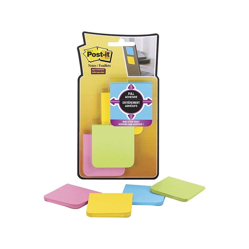 Post-It Super Sticky Full-Stick Notes Rio De Janeiro 51 x 51mm 8-Pack - Box of 6