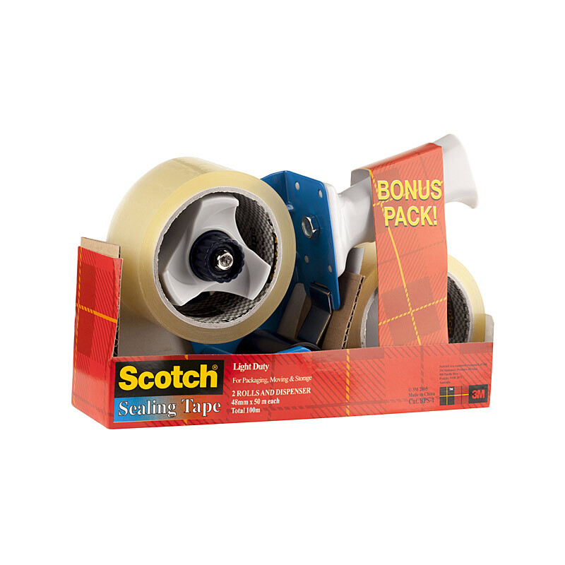 Scotch Dispenser BPS-1 & - Pack of 2 Packaging Tape