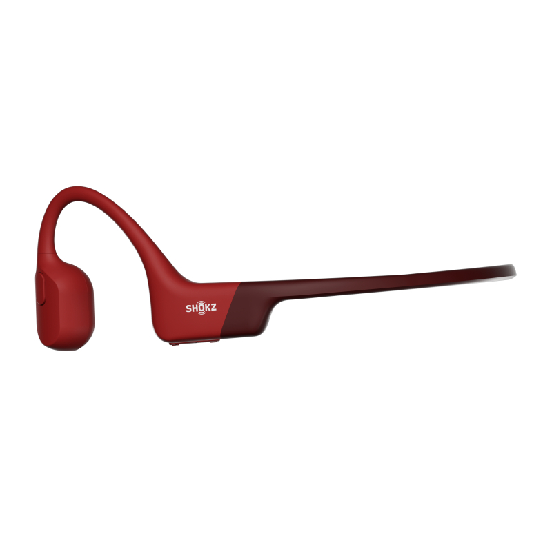 Shokz OpenRun Bone Conduction Sports Headphones - Red