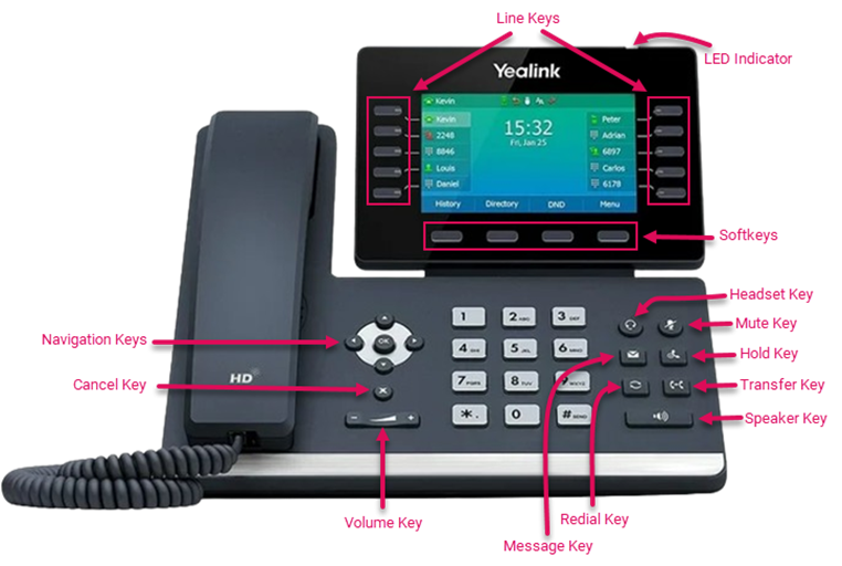 Yealink SIP-T54W 16-Line Prime Business VoIP Phone