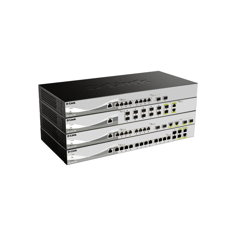 D-Link 10-Port 10 Gigabit Smart Managed Switch with 2 SFP+ ports