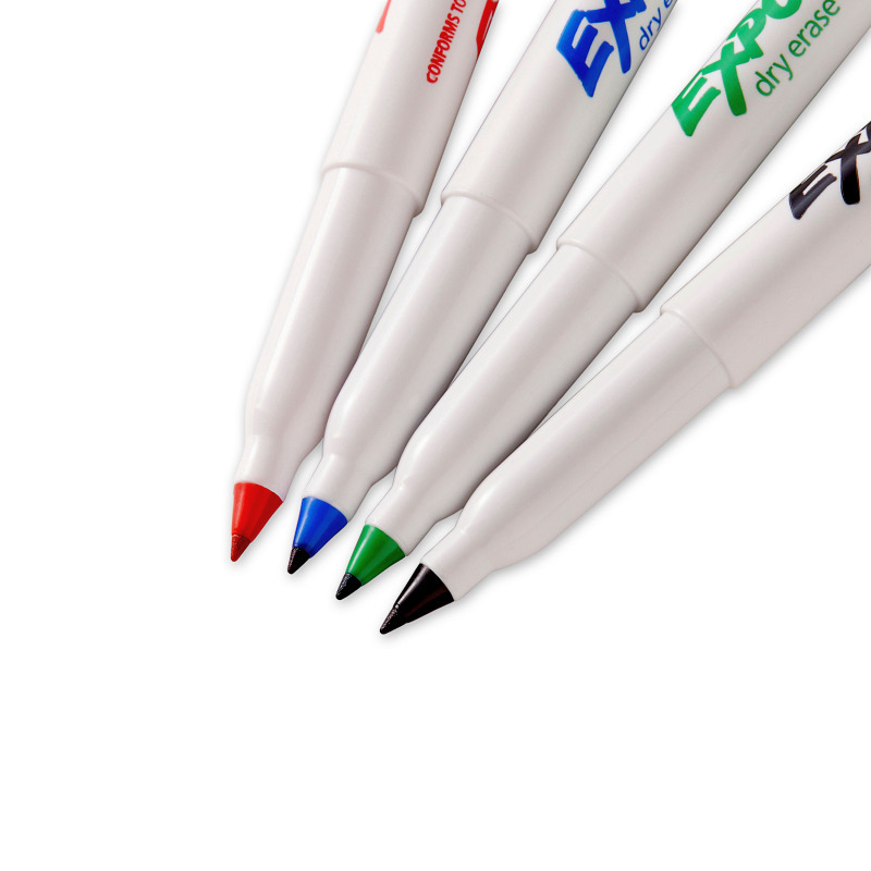 Expo Whiteboard Marker Fine Assorted - Pack of 4 - Box of 6