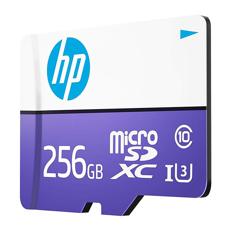 HP Micro SD U3/A1/V30 256GB (Purple card) with Adaptor