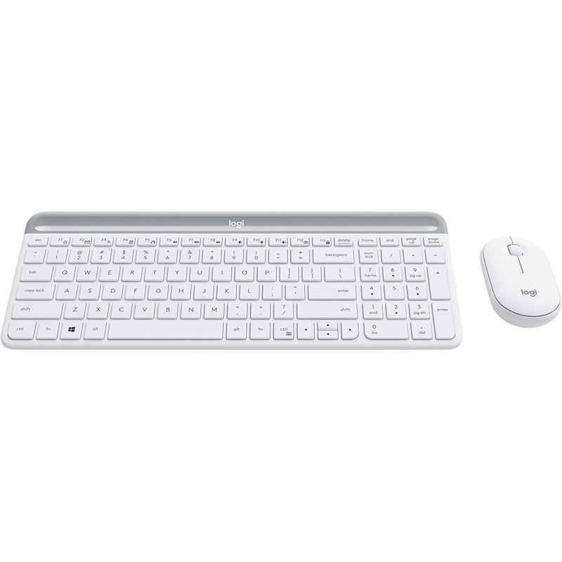 Logitech MK470 Slim Wireless Keyboard & Mouse Combo - Off-White