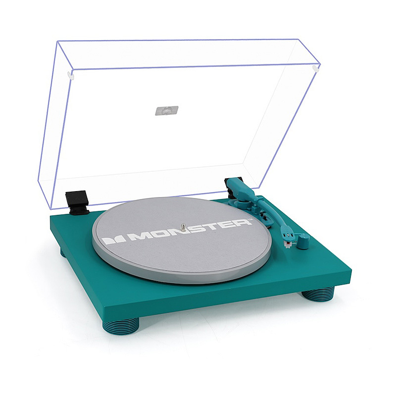 Monster Vinyl Turntable - Green