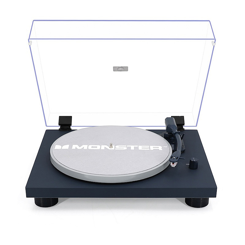 Monster Vinyl Turntable - Navy Blue