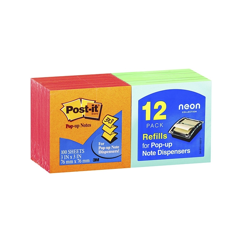 Post-It Pop-up Notes Cape Town 76 x 76mm 12-Pack