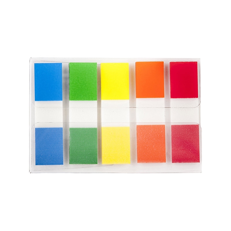 Post-It Flags Assorted Colours 12 x 45mm 5-Pack - Box of 6