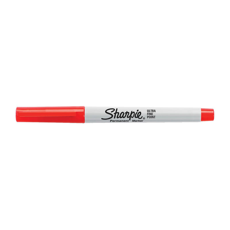 Sharpie Ultra Fine Point Permanent Marker Red - Box of 12