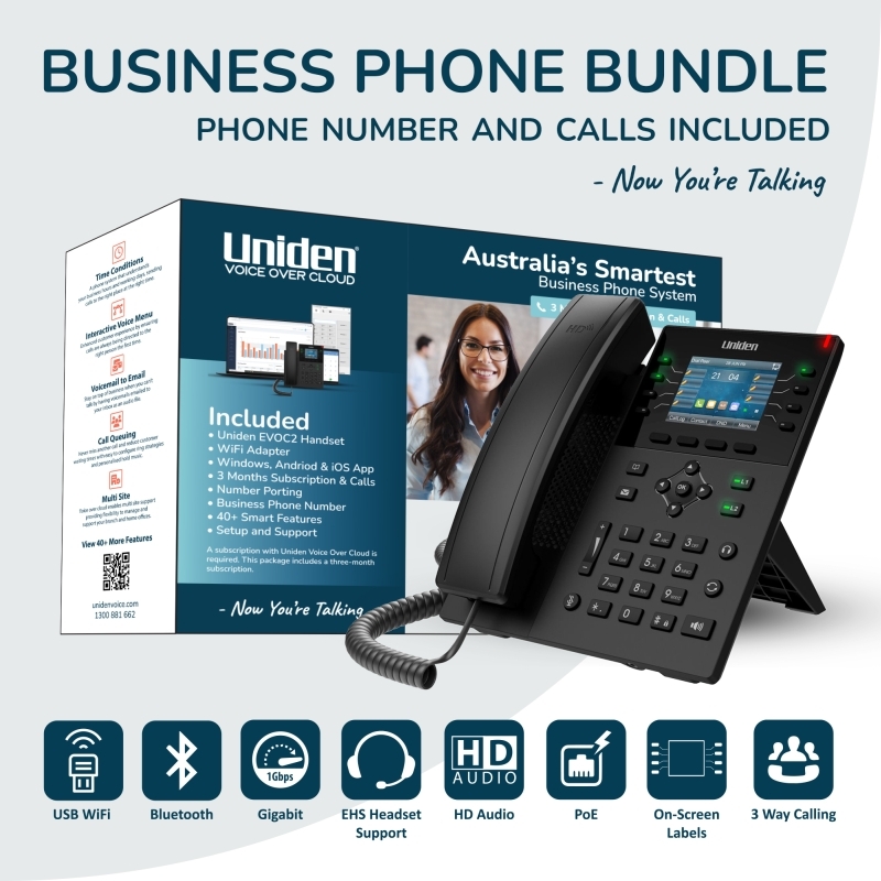 Uniden Voice over Cloud Business Phone System