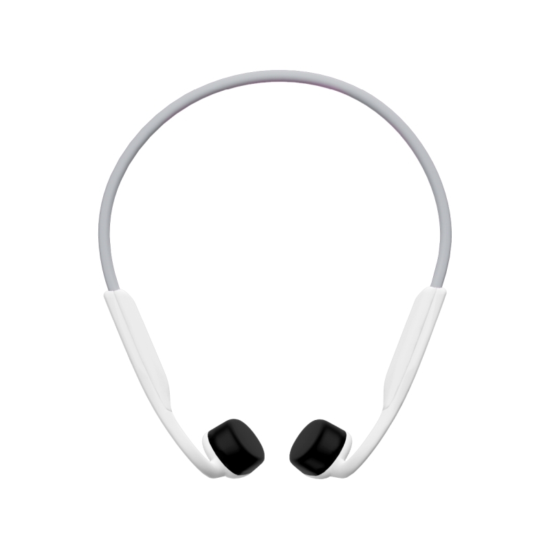 SHOKZ OpenMove Bone Conduction Sports Bluetooth Headphones - White