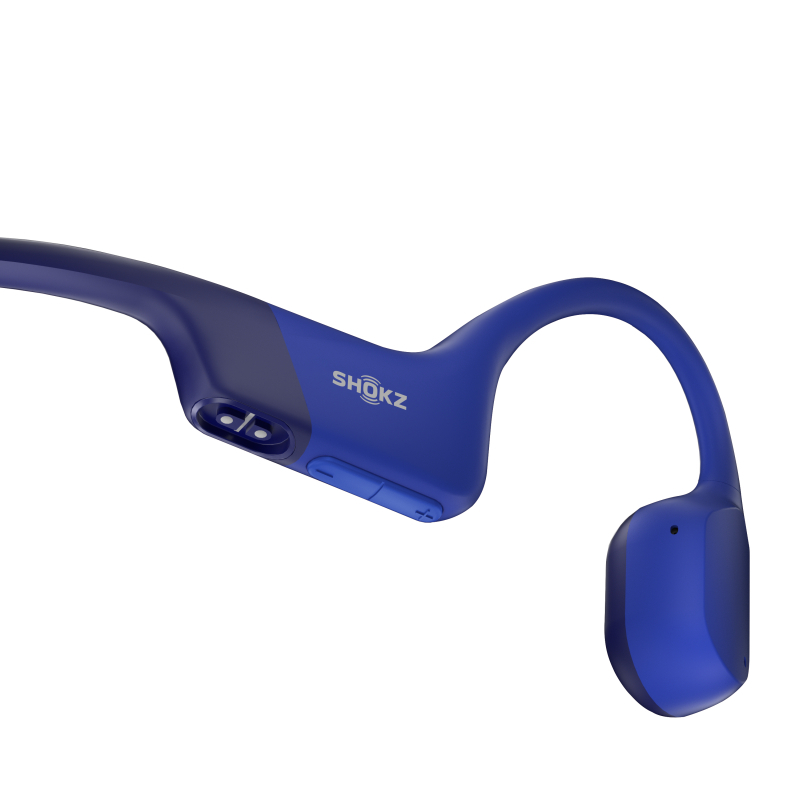 Shokz OpenRun Bone Conduction Sports Headphones - Blue