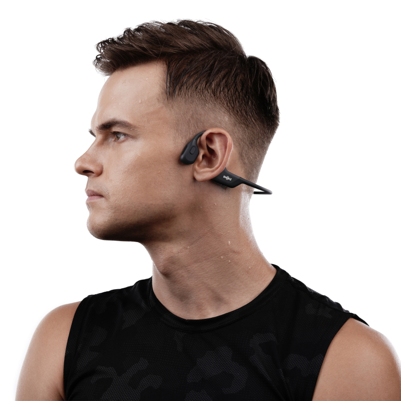 Shokz OpenRun Pro Bone Conduction Sports Headphones - Black