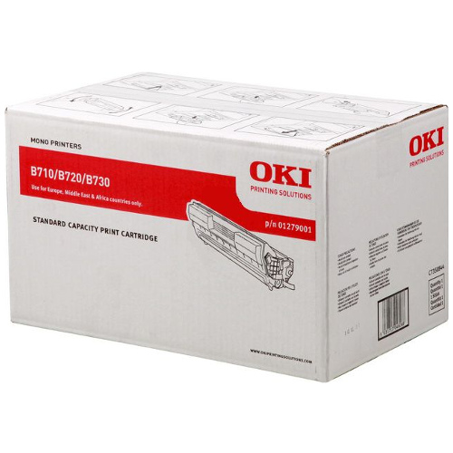 Oki 1279001 Black Genuine Toner Cartridge