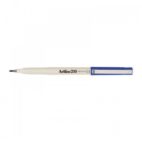 Artline 210 Fineliner Pen 0.6mm Blue - Box of 12