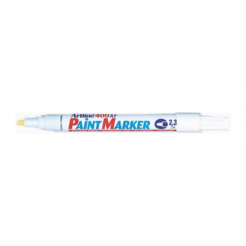 Artline 400 Paint Marker 2.3mm Bullet Tip White - Box of 12