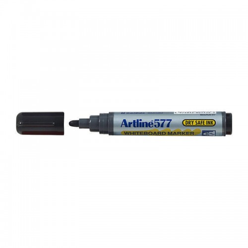 Artline 577 Whiteboard Marker Black - Box of 12