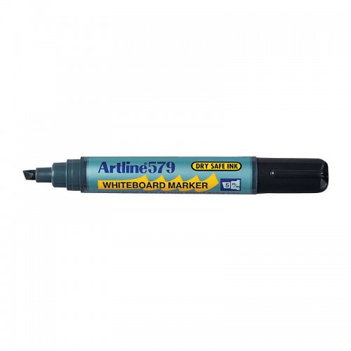 Artline 579 Whiteboard Marker 5mm Chisel Tip Black - Box of 12