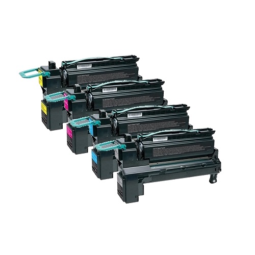 5 Pack Lexmark Compatible C792X1 Toner Cartridges