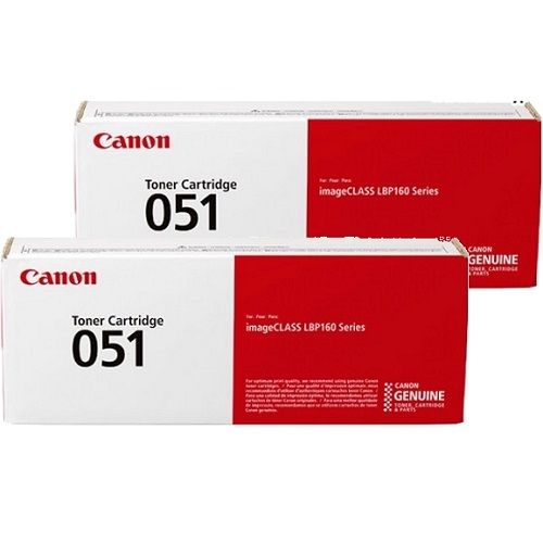 2 Pack Canon CART051 Genuine Toner Cartridges