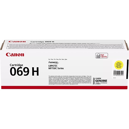 Canon CART069HY Yellow High Yield Genuine Toner Cartridge