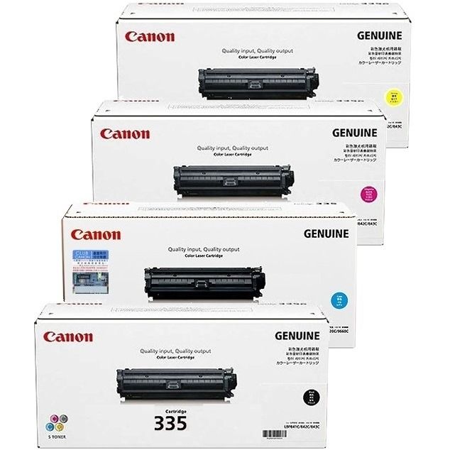 4 Pack Canon CART335 Genuine Toner Cartridges