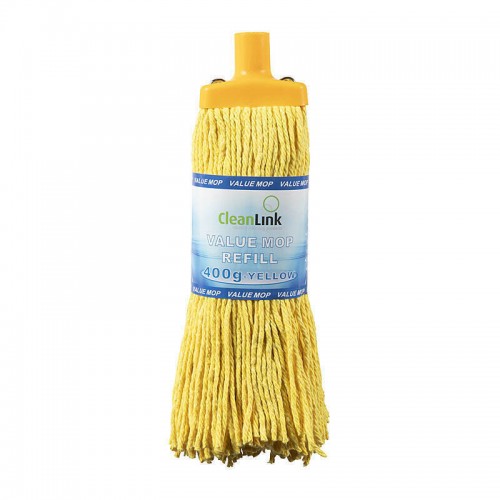 CleanLink Mop Head 400g Yellow