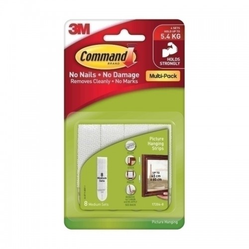 Command Picture Hanger 17204-8PK - Pack of 8