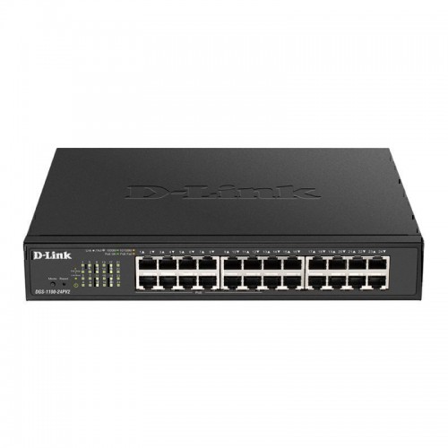 D-Link 24-Port Gigabit Smart Managed PoE Switch with 12 PoE Ports