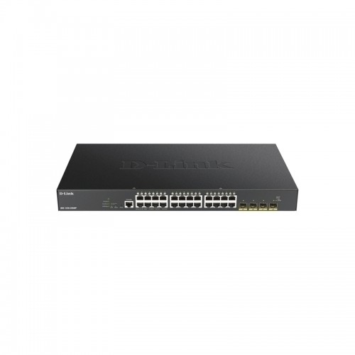 D-Link 28-Port Gigabit Smart Managed PoE Switch with 24 RJ45 and 4 SFP+ 10G Ports