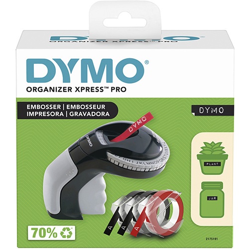 4 Pack DYMO Organizer XPress Pro Embossing Label Maker & Labels