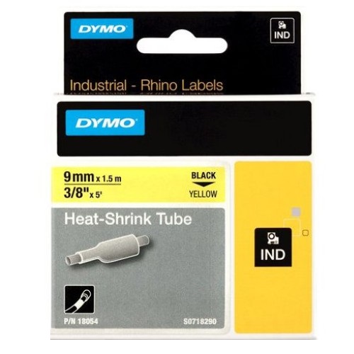 DYMO 18054 Black on Yellow Label Tape