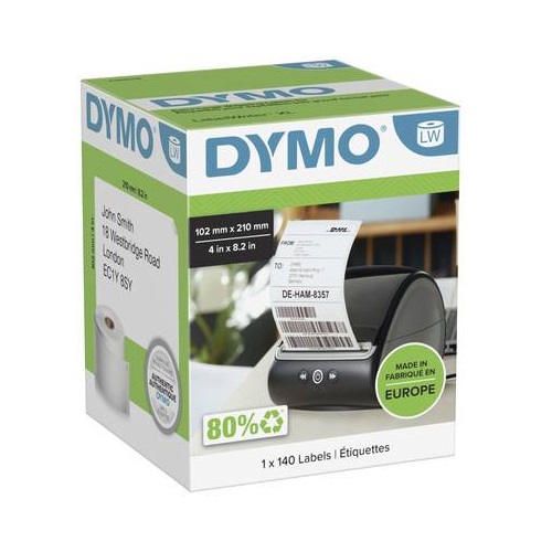 Dymo 2166659 White Label Tape