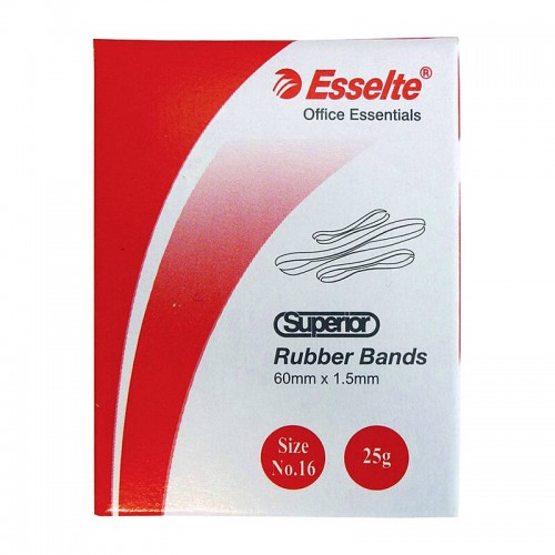 Esselte Superior Rubber Bands Size 16 - 25g