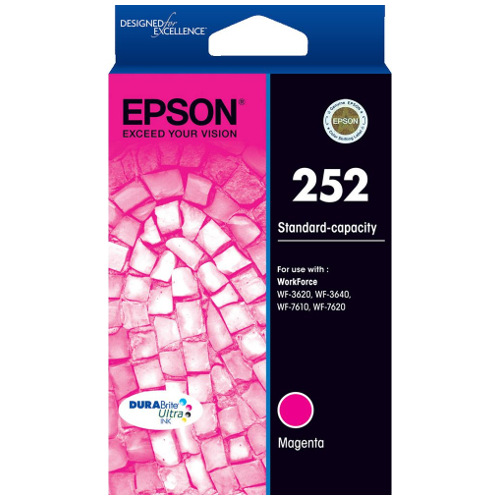 Epson 252 Magenta Genuine Ink Cartridge (C13T252392)