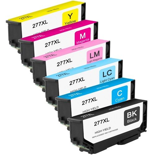 6 Pack Epson Compatible 277XL Ink Cartridges