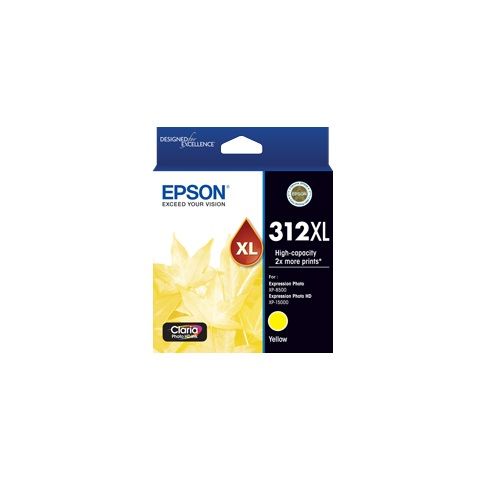 Epson 312XL Yellow High Yield Genuine Ink Cartridge