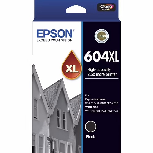 Epson 604XL Black High Yield Genuine Ink Cartridge