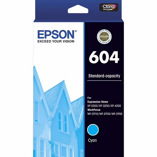 Epson 604 Cyan Genuine Ink Cartridge