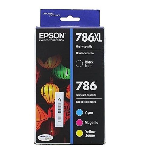 4 Pack Epson 786 Genuine Ink Cartridges (C13T786692)