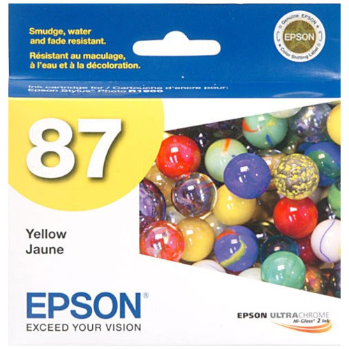 Epson 87 Yellow Genuine Ink Cartridge (T0874)