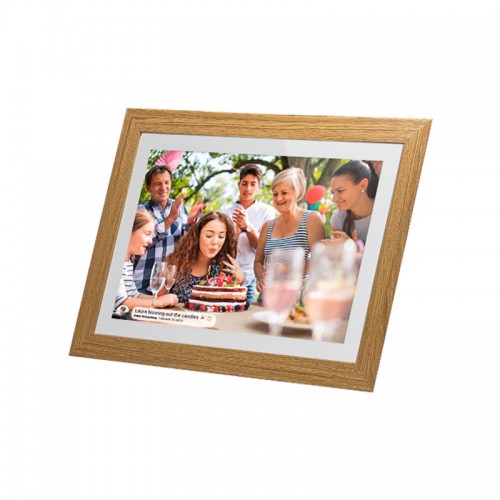 Jackson Frameo 10.1in Smart Photo Frame - White Oak