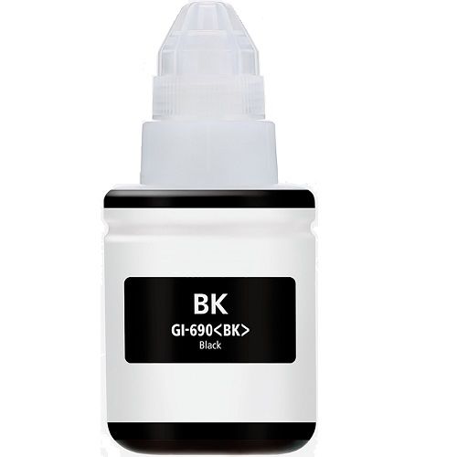 Canon Compatible GI-690BK Black High Yield Ink Bottle