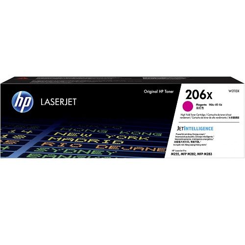 HP 206X Magenta High Yield Genuine Toner Cartridge (W2113X)