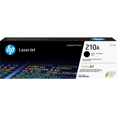 HP 210A Black Genuine Toner Cartridge (W2100A)