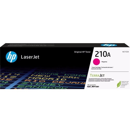 HP 210A Magenta Genuine Toner Cartridge (W2103A)