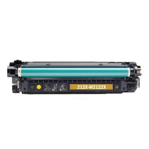 HP Compatible 212X Yellow High Yield Toner Cartridge (W2122X)