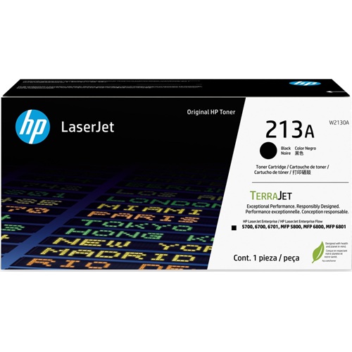 HP 213A Black Genuine Toner Cartridge (W2130A)