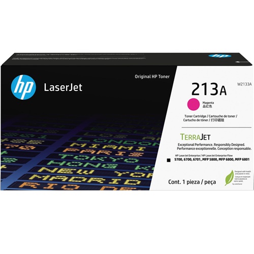 HP 213A Magenta Genuine Toner Cartridge (W2133A)