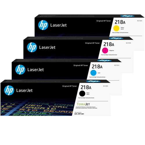 4 Pack HP 218A Genuine Toner Cartridges